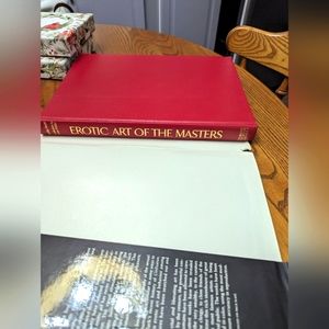 Hard Cover Book. Erotic Art of the Masters.  Dust Jacket attached.